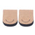 Height Increase Insoles 3 Layer EVA Brown Heels Lift Inserts for Men Women Boots Sports Shoes L