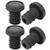 ZTTO Bike Handlebar Grips Bar Ends Screw Plugs Polyester Rubber Bicycle Cycling AccessoryBlack