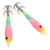 Squid Hook Intensive Luminous Stainless Steel Cuttlefish Jig Polishing Double Row Fishing Bait Pink