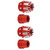 Drone Controller Sticks Anti Slip Aluminum Alloy Remote Control Joysticks Rocker Replacement Parts RC Accessories Red