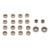 20pcs RC Car Ball Bearing Set Steel Silver RC Accessories for AXIAL SCX24 1/24 RC Crawlers