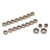 20pcs RC Car Ball Bearing Set Steel Silver RC Accessories for AXIAL SCX24 1/24 RC Crawlers