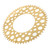 Folding Bicycle Chainwheel Smooth Fastness AntiCorrosion Wearproof Bike Chainring(Titanium Gold )