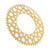 Folding Bicycle Chainwheel Smooth Fastness AntiCorrosion Wearproof Bike Chainring(Titanium Gold )