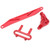 RC Battery Cover Steering Group Upper Cover Front Fixing Bracket Set for Redcat XBE XTE SC 1/10 Monster TruckRed