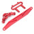 RC Battery Cover Steering Group Upper Cover Front Fixing Bracket Set for Redcat XBE XTE SC 1/10 Monster TruckRed