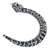 Remote Control Snake USB Charge Ultra Realistic Infrared Control with Retractable Snake Tongue RC Animal Toy for Over 8 Black and White