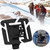 10 pcs Adjustable Drink Tube Clip Rotatable Outdoor Backpack Buckle Backpack AccessoriesBlack