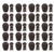 ABS Beads Carp Match Stopper Fishing Connector Beads for Hook Links Fishing AccessoryBrown Large