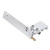 Ship Model Aluminium Alloy Suction Water Rudder RC Boat Semiimmersed Boat 95mm Silver