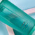 Sports Water Bottle Plastic Transparent Portable Frosted Shaker Cup with Blender 600ml Green 600ml