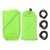 Triangle Sun Shade Sail Canopy Outdoor Sunscreen Awnings UV Block Sun Shade Cloth Rainproof Grass Green