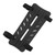 Archery Arm Guard Rubber Arm Protector Hunting Accessories with 2 Strap Buckles for Adults Children Black