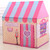 Kids Play Tent for Indoor and Outdoor Children Playhouse with Roll Up Door and Windows Dessert House and Small Tree House Tent