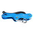 Self Braking Stop Descender Aluminium Alloy 150kg Bearing Capacity Hand Control Stop Descender for Climbing Blue