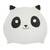 Cartoon Animal Kids Silicone Swimming Cap 3D Ear Protection Swim Cap for Short Long Hair Boys GirlsWhite Panda