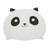 Cartoon Animal Kids Silicone Swimming Cap 3D Ear Protection Swim Cap for Short Long Hair Boys GirlsWhite Panda
