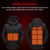 Outdoor USB Heating Jackets Warming Coat Winter Flexible Electric Thermal Clothing Fishing Hiking Warm Clothes