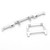 RC Front Bumper Aluminium Alloy Connector for AXIAL SCX24 C10 1/24 RC Car Upgrades PartsSilver