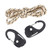 2Pcs Rope Tightener Ratchet TieDown Rope Carabiner Hook Lanyard Camping Tent Fastener