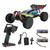 1/14 Remote Control Car Electric Four Wheel Drive Alloy Remote Control Cars High Speed Off Road Vehicle for Boy Kids Green 2Pcs Battery