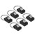 6pcs Kayak D Ring Plastic Stainless Steel Material Corrosion Resistant Small Compact Sailing Buckle Parts for Boat