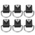 6pcs Kayak D Ring Plastic Stainless Steel Material Corrosion Resistant Small Compact Sailing Buckle Parts for Boat
