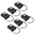 6pcs Kayak D Ring Plastic Stainless Steel Material Corrosion Resistant Small Compact Sailing Buckle Parts for Boat