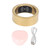 Smart Ring Sleep Fitness Tracker Pedometer Waterproof Exquisite Vibration Alert Smart Health Ring for Gift Gold 21