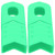 4pcs Bike Crank Protector Crankset Caps Silicone DH FR AM XC Bicycle Crank Arm Boot CoversGreen