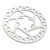 120mm Bike Disc Brake Rotor Stainless Steel Bicycle Rotors with 5 Bolts for Xiaomi M365 Electric Scooter