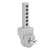 RC Car Model Metal Simulation Trailer Hook Accessory for SCX10 90046 90047 TRX4 1/10Silver