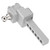 RC Car Model Metal Simulation Trailer Hook Accessory for SCX10 90046 90047 TRX4 1/10Silver