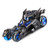 1:32 Alloy Car Model Flash Music Sound Pull Back Function Mini Vehicles Toy for Children Blue