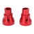 Aluminum Alloy Rear Axle Sleeve Wheel Adapter Wheel Axle for LOSI 1/8 LMT Solid RC Car PartsRed