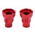 Aluminum Alloy Rear Axle Sleeve Wheel Adapter Wheel Axle for LOSI 1/8 LMT Solid RC Car PartsRed
