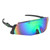 Sports Sunglasses PC Lens Light Weight Impact Resistant UV Protection Ergonomically Cycling Goggles for Outdoor Black and Green