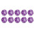 40Pcs 12 Sided Dice Set Polyhedral Dice for Family Party Board Game Pub Club Game Purple