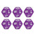 40Pcs 12 Sided Dice Set Polyhedral Dice for Family Party Board Game Pub Club Game Purple