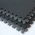4PCS EVA Foam Floor Mat Slip Resistant Foam Interlocking Tiles Puzzle Exercise Mat for Gym Black