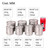 TOMSHOO Ultralight Titanium Cup Outdoor Portable 2PCS Cup Set 300ml 650ml Camping Picnic Water Cup Mug with Foldable Handle