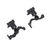 360 Degree Rotation Headset Helmet Guide Adapter Multi Angle Rotation Helmet Rail Adapter Sound Pickup Noise Reduction Headset Helmet Accessories ABS