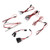 RC Front Rear Light Bar White Red Yellow LED Light Headlight Taillight Light Bar For ZD Racing MX07 4WD 1/7 RC
