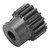 17T 0.8Mod Metal Motor Pinion RC Motor Pinion Gear with Wrench for ARRMA Granite 1/10 Remote Control Car