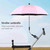 Pram Parasol with Clamp Umbrella with Adjustable Clip on UV Protection Umbrella for Wheelchair Users Chair for Children