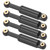 Metal Oil Shock Absorber Damper for Axial SCX24 90081 1/24 RC Crawler Car Upgrade PartsBlack