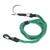 RC Escape Rope Green Winch Strap Rubber Stainless Steel Alloy Strong RC Rope with Buckle Hook for 1/10 1/8 RC Car