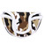 PU Leather Camouflage Semicircular Waterproof Magnetic Buckle Golf Putter Head Cover Club Headcovers AccessoryCamouflage Brown