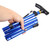 Aluminium Alloy Folding Cane Portable Hand Walking Stick Trekking Hiking Sticks Non-slip 4 Section Adjustable Canes with Comfortable Handle
