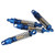 4pcs RC Shock Absorber Set RC Dampers 43mm Aluminum Threaded Shock Absorbor For Axial SCX24 1/24 Crawler Dark Blue